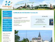 Tablet Screenshot of chateauneuf-vendee.fr